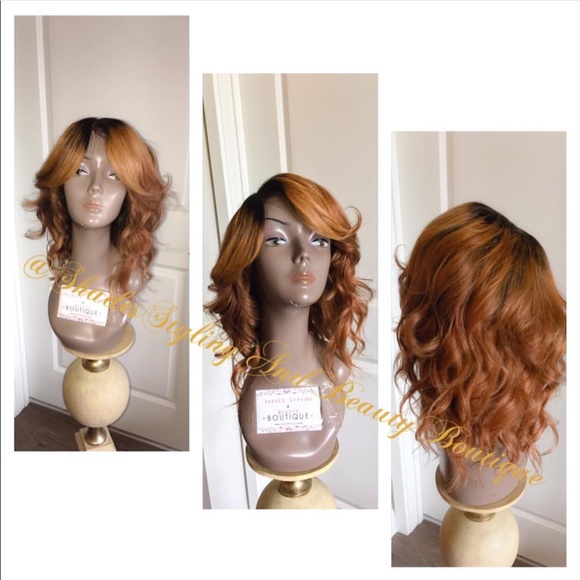 14” Blonde Virgin Human Hair Wig